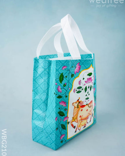 Non Woven Bag - Pichwai Print - 11x9 inch - WBG2103 - Non-Woven Bags