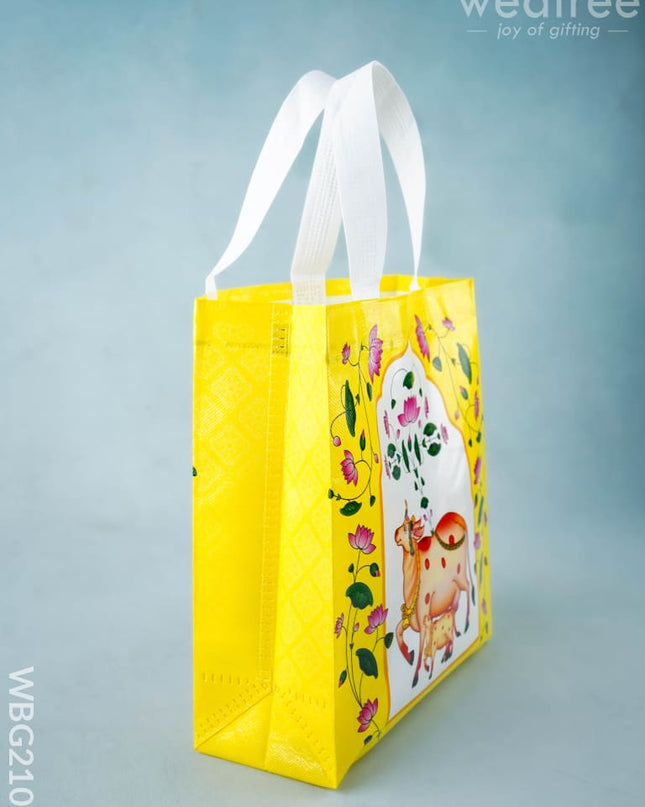 Non Woven Bag - Pichwai Print - 11x9 inch - WBG2103 - Non-Woven Bags