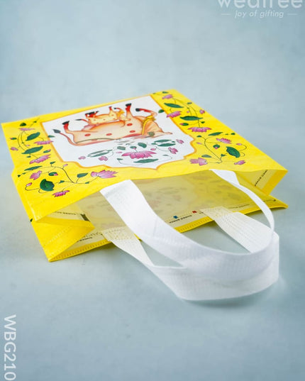 Non Woven Bag - Pichwai Print - 11x9 inch - WBG2103 - Non-Woven Bags
