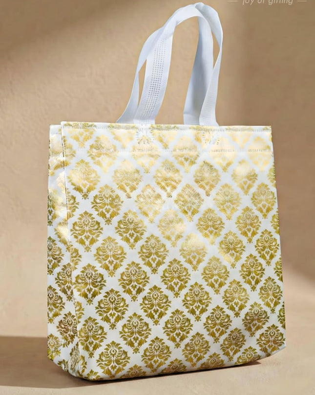 Non Woven Floral Printed Bag - WBG0738 - Non-Woven Bags