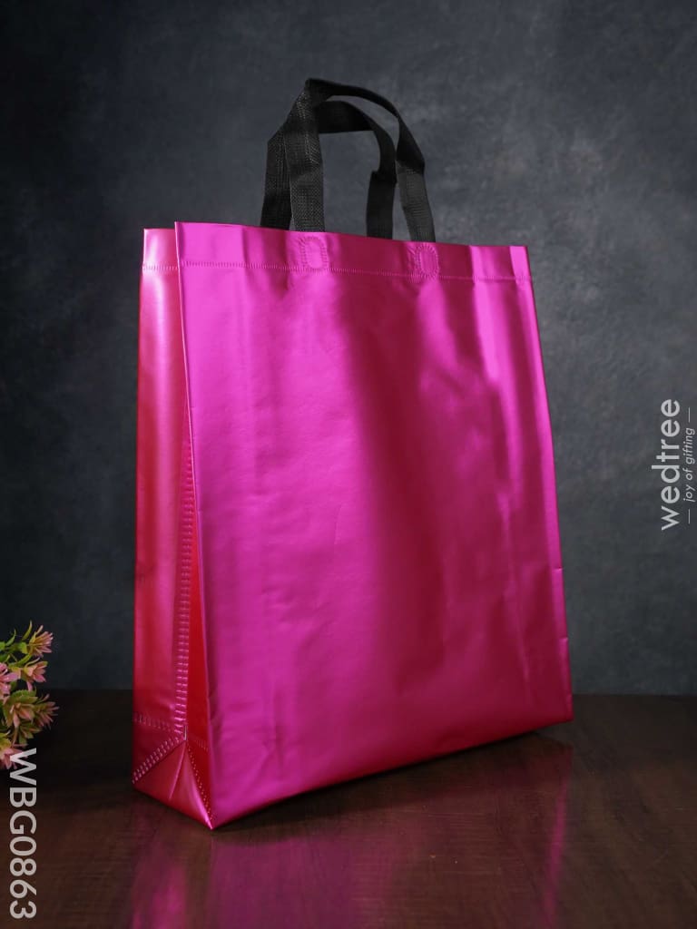 Non Woven Metallic Laminated Bag - 15 Inch Wbg0863 Shopping Bags