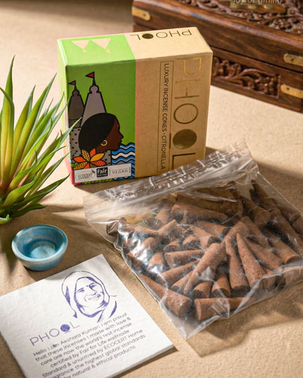 Organic Aromatic Incense Cones - WL1656 - Eco-Friendly RG