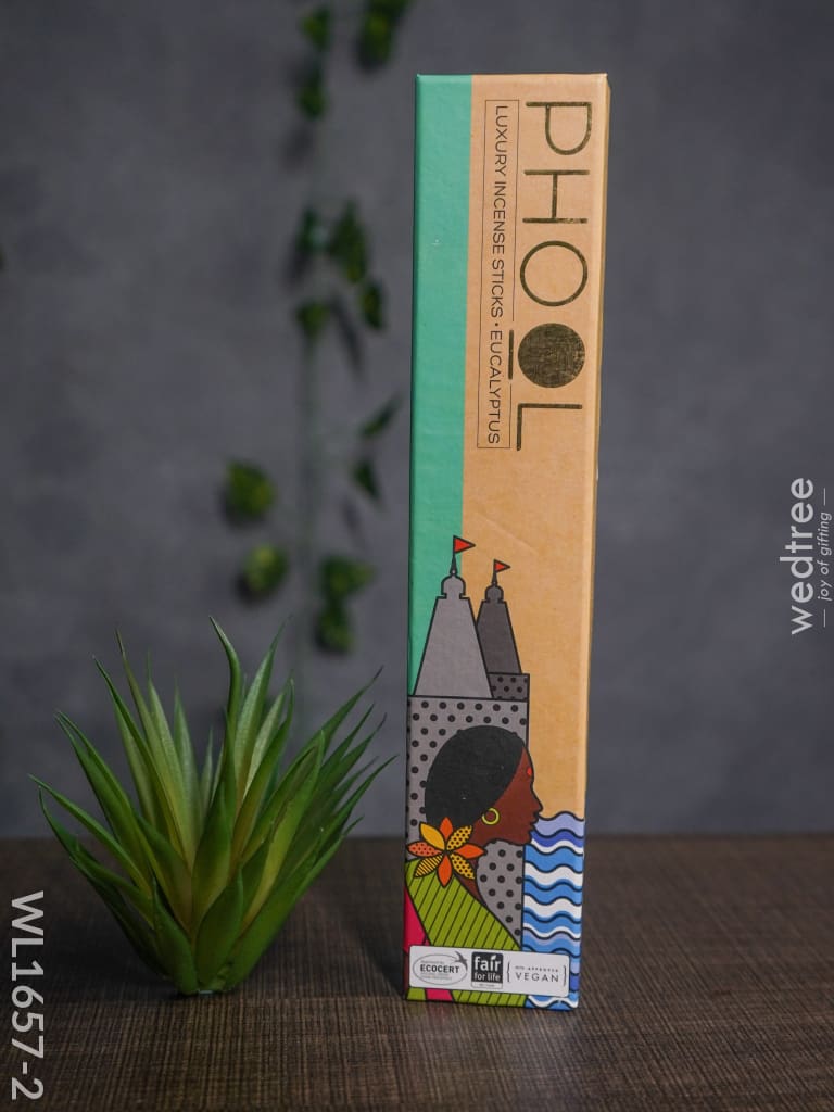 Organic Incense Sticks With Holder - Wl1657 Eucalyptus Scented Stick Pooja Utilities