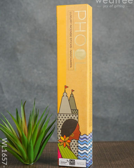 Organic Incense Sticks with Holder - WL1657 - Nagchampa Scented Intense Stick with Holder - Eco-Friendly RG