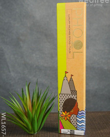 Organic Incense Sticks with Holder - WL1657 - Tulsi Scented Intense Stick with Holder - Eco-Friendly RG
