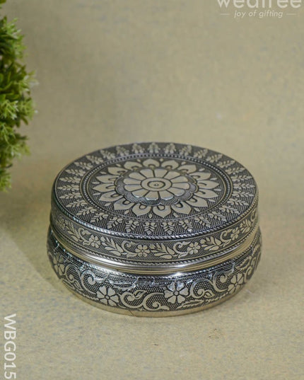 Oxidised Box - 5Inches - WBG0153 - Utensils RG