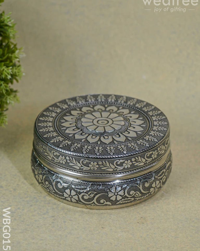 Oxidised Box - 5Inches - WBG0153 - Utensils RG
