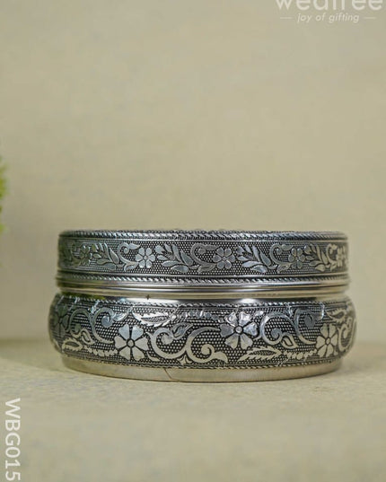 Oxidised Box - 5Inches Wbg0153 Utensils
