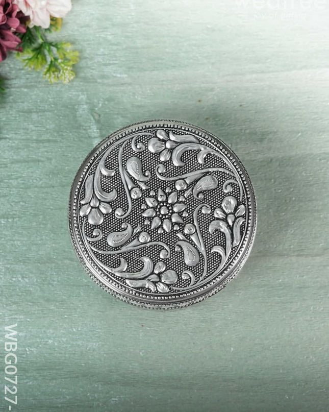 Oxidised Poori Box - 4 inch - WBG0727 Utensils RG