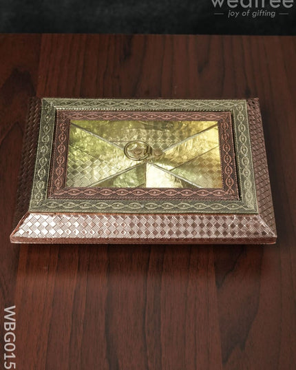 Oxidised Window Dry Fruit Box - 9X7Inches Wbg0158