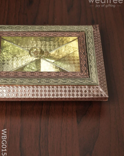 Oxidised Window Dry Fruit Box - 9X7Inches Wbg0158