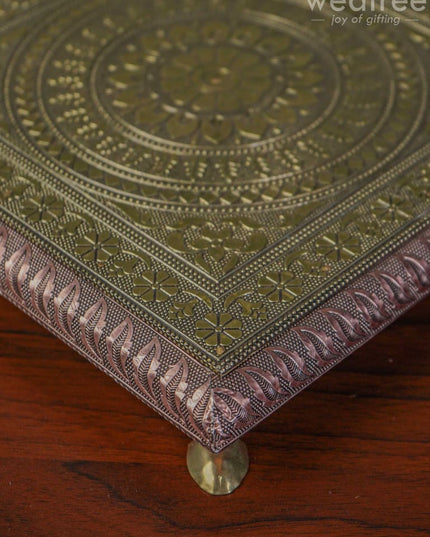 Oxidized Manai - Wl3286 Meenakari