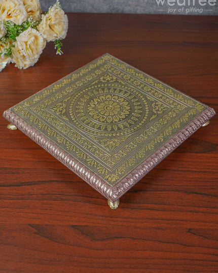 Oxidized Manai - Wl3286 Meenakari