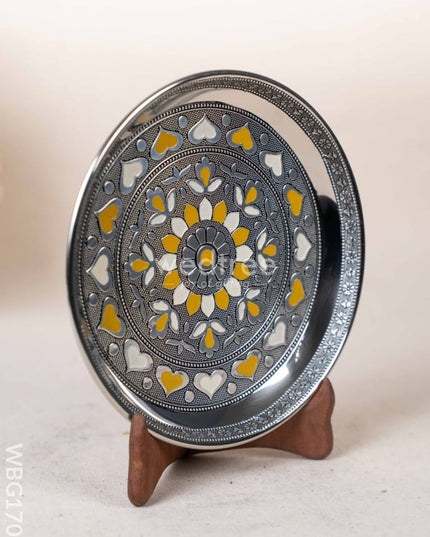 Oxidized Plate - 8 inch - WBG1707 Trays & Plates