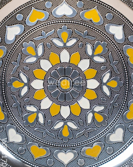 Oxidized Plate - 8 inch - WBG1707 Trays & Plates