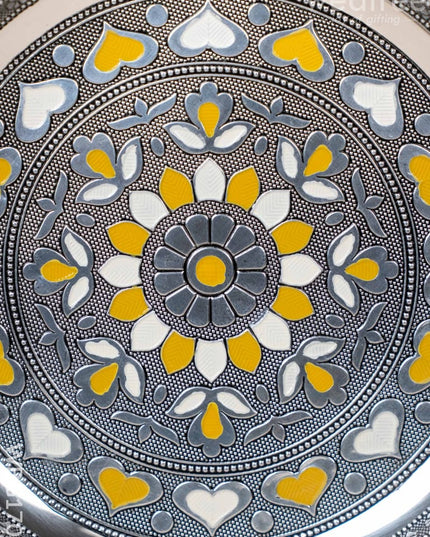 Oxidized Plate - 8 inch - WBG1707 Trays & Plates