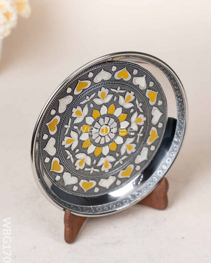 Oxidized Plate - 8 inch - WBG1707 Trays & Plates