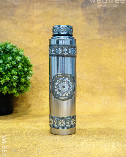 Oxidized Water Bottle - 1000 ML - 10 inch - WL5511 - Bottles & mugs