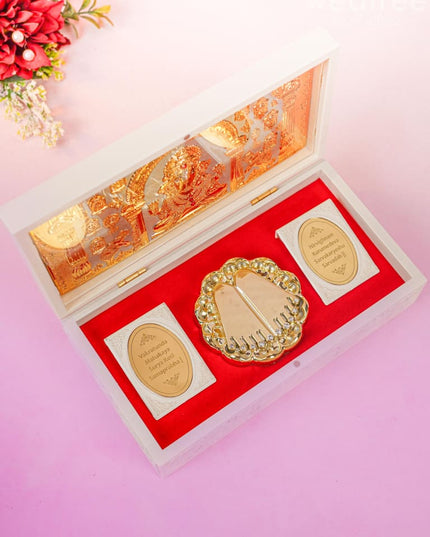 Paduka Prayer Box - Large Ganesha Wl4786
