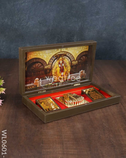 Paduka Prayer Box (Large) - Wl0601 Sai Ram
