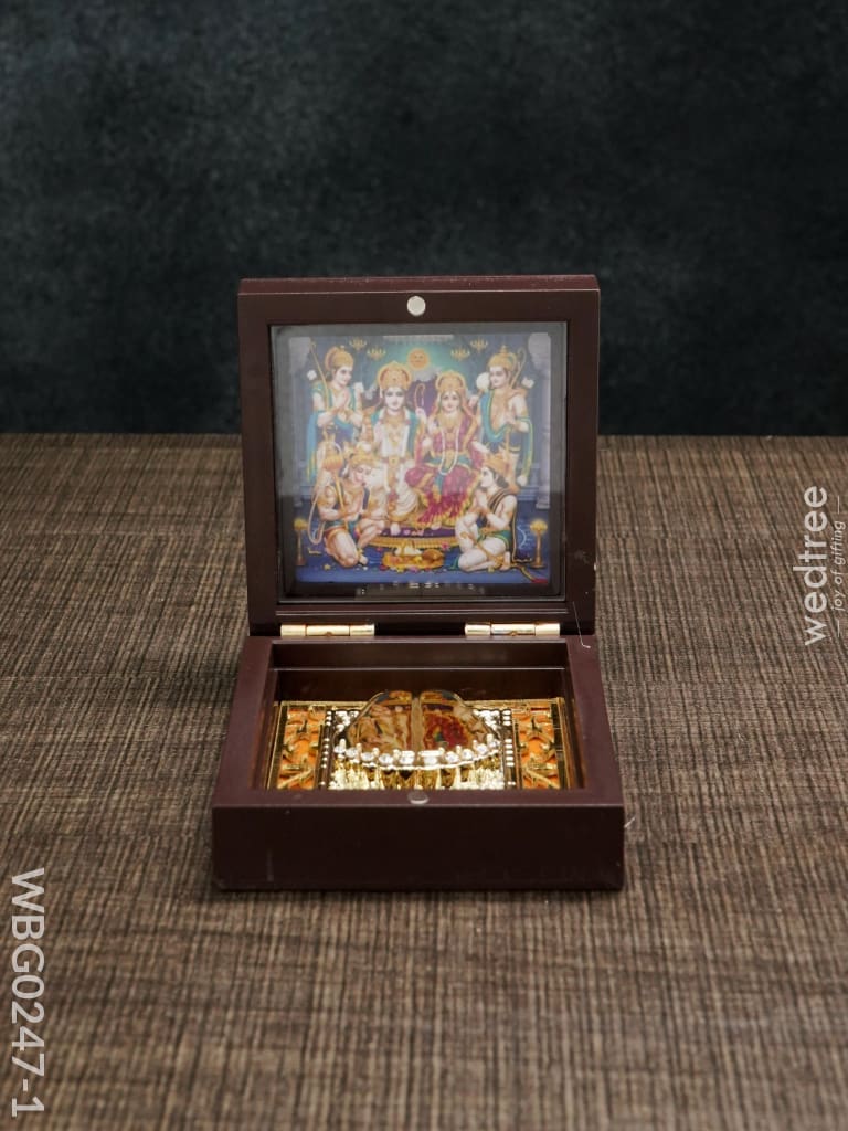 Paduka Prayer Box (Mini) - Wbg0247 Sri Ramar Pattabhishekham