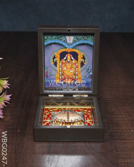 Paduka Prayer Box (Mini) - Wbg0247 Tirupati Balaji