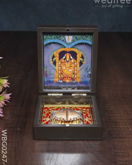Paduka Prayer Box (Mini) - Wbg0247 Tirupati Balaji