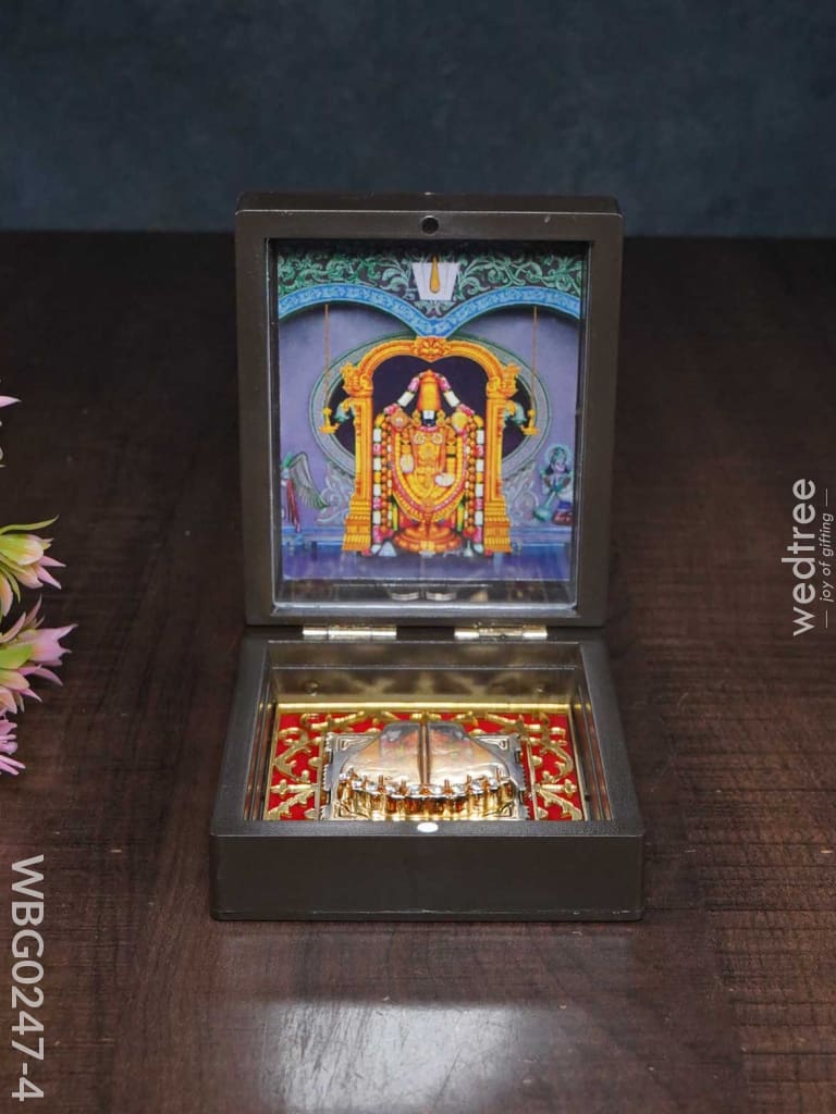Paduka Prayer Box (Mini) - Wbg0247 Tirupati Balaji