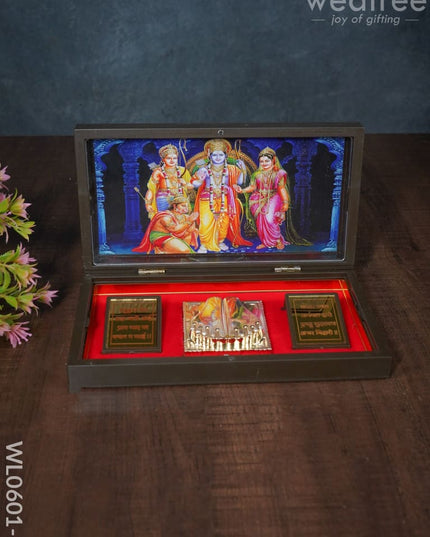 Paduka Prayer Box (Large) - Wl0601 Shri Ramar