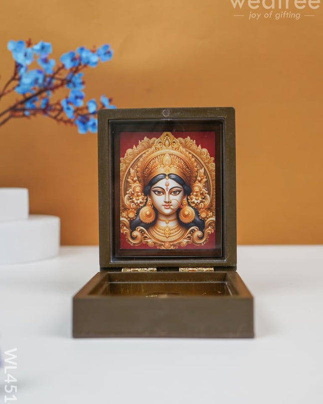 Paduka Prayer Box (Small) - Durga Wl4514