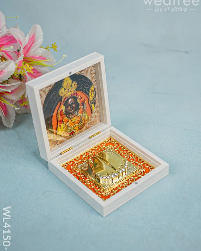 Paduka Prayer Box (Small) - Shree Ram Wl4150-1