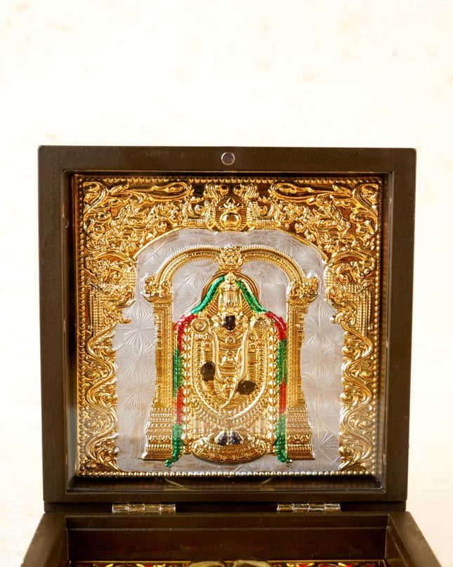 Paduka Prayer Box (Small) - Tirupathi Balaji - WL4249 - Paduka Prayer Box