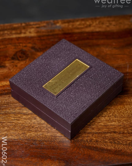 Paduka Prayer Box (Small) - Wl0602