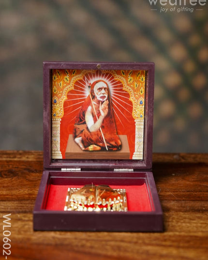 Paduka Prayer Box (Small) - Wl0602 Maha Periyava