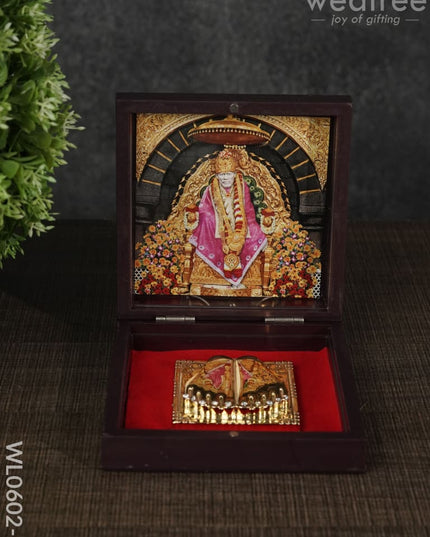 Paduka Prayer Box (Small) - Wl0602 Sai Baba