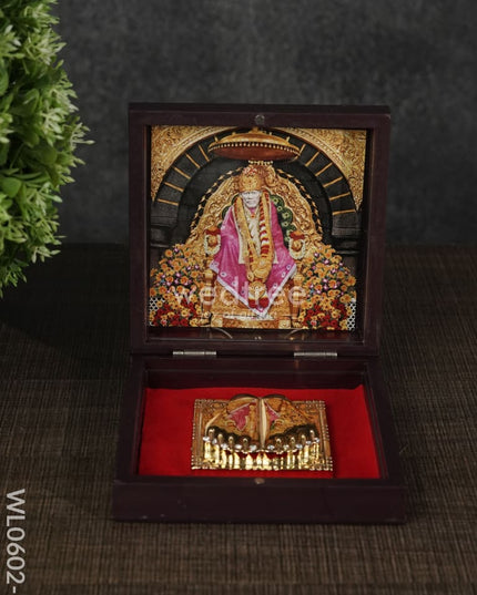 Paduka Prayer Box (Small) - Wl0602 Sai Baba
