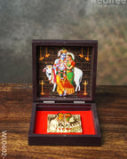 Cow Krishna with Radhe