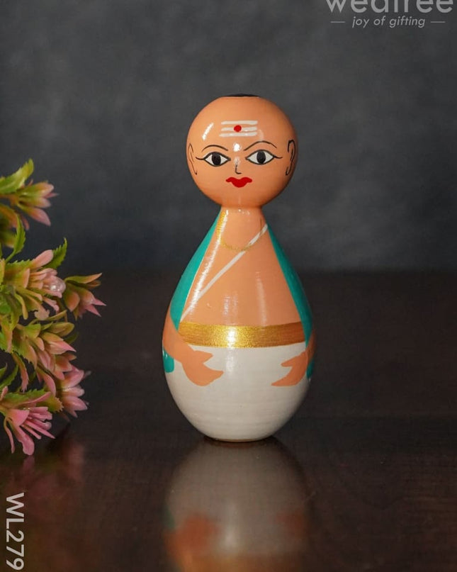 Pandit Couple - Channapatna Toy Wl2797 Kids Utility