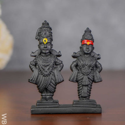 Panduranga Rukmini Idol in Polyresin - 3 inch - WBG1108 - Polyresin Figurine - RG