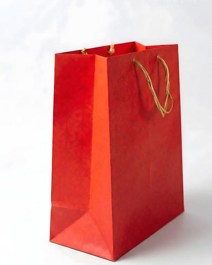Paper Bag with Leaf Design - WBG1275 - Paper Bags