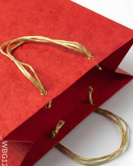 Paper Bag with Leaf Design - WBG1275 - Paper Bags