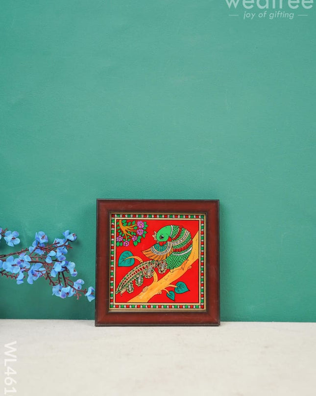 Parrot Glass Reverse Painting Frame - 4 X Inch Wl4610 Frames