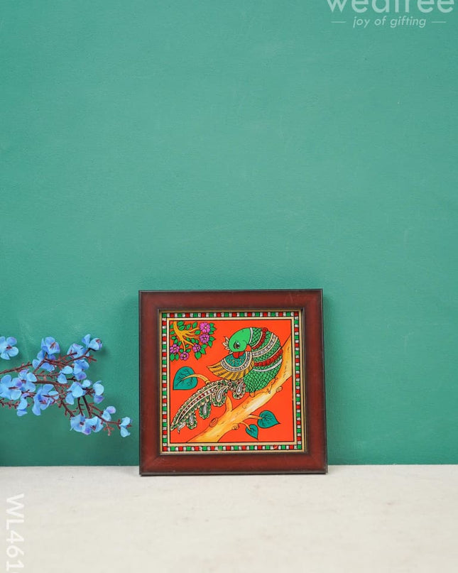 Parrot Glass Reverse Painting Frame - 4 X Inch Wl4610 Frames