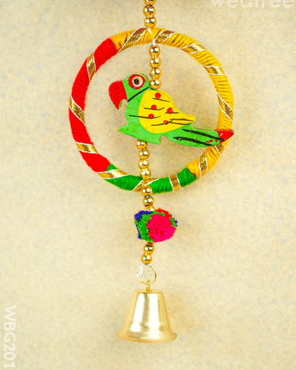 Parrot Thoran with Bell - Set of 2 - 15 inch - WBG2011 - Thorans RG