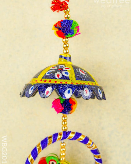 Parrot Thoran with Bell - Set of 2 - 15 inch - WBG2011 - Thorans RG