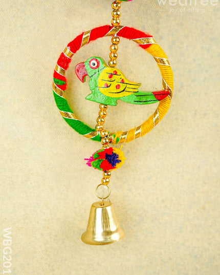 Parrot Thoran with Bell - Set of 2 - 15 inch - WBG2011 - Thorans RG