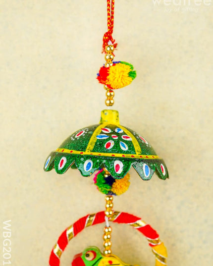 Parrot Thoran with Bell - Set of 2 - 15 inch - WBG2011 - Thorans RG