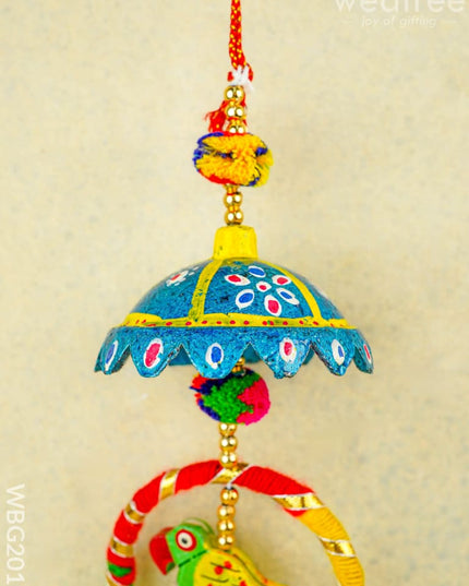 Parrot Thoran with Bell - Set of 2 - 15 inch - WBG2011 - Thorans RG