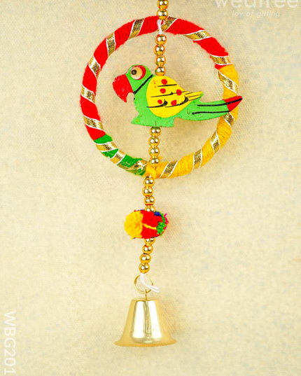 Parrot Thoran with Bell - Set of 2 - 15 inch - WBG2011 - Thorans RG