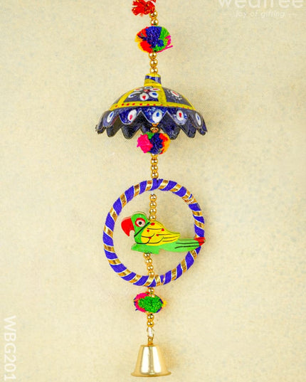 Parrot Thoran with Bell - Set of 2 - 15 inch - WBG2011 - Thorans RG
